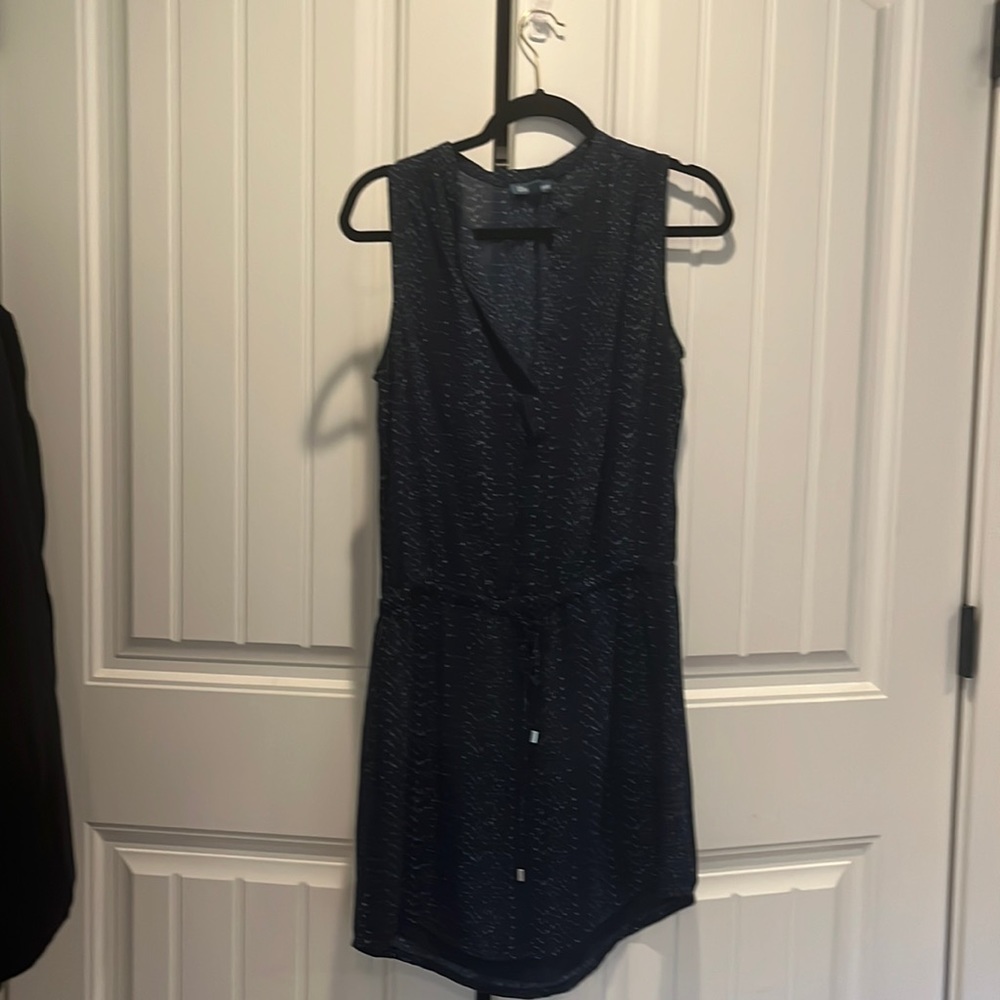 Sleeveless Blue Dress